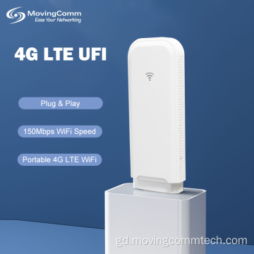 Modem 4g lte wifi wifi tondle router gluasadach 150Mbps